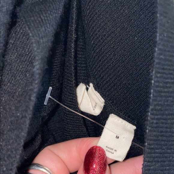 The Moth by Anthropologie Black Knit Wide-Leg Pants - Picture 7 of 7